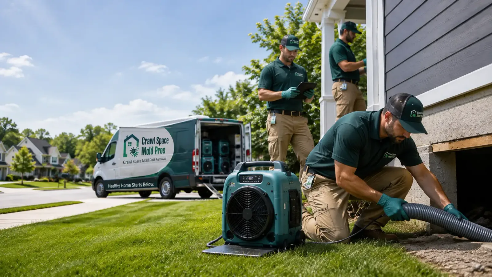 Crawl Space Mold Removal in Jefferson, NH